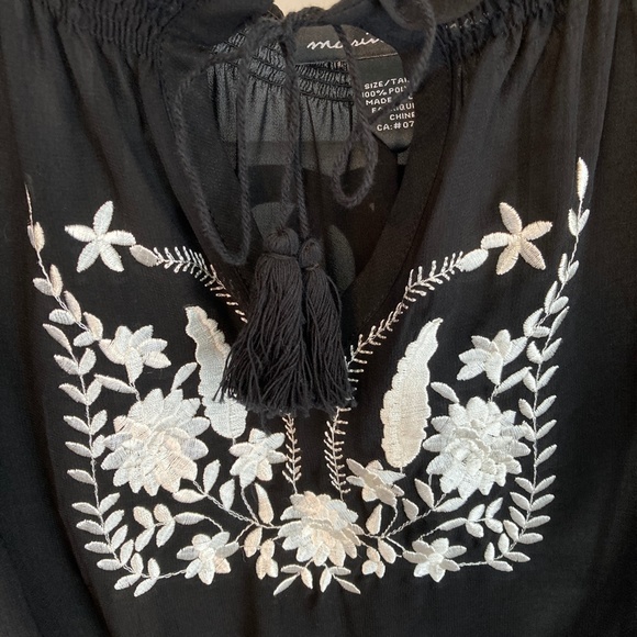 🆕 🖤 MARINA LUNA SHEER BLOUSE NWT - Picture 3 of 8